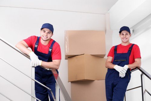 Man With Van St Johns team preparing a local move with careful handling