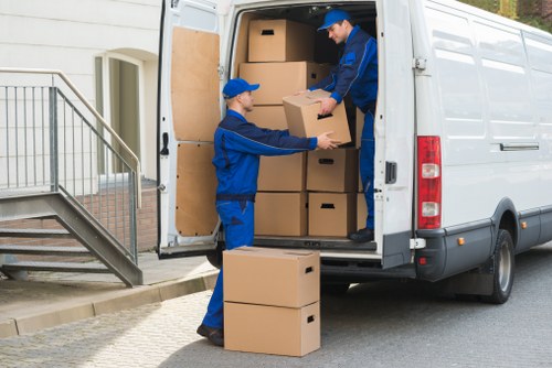 Commercial moving van service for local businesses in St Johns