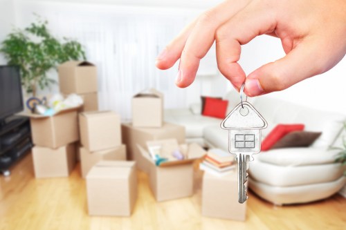 Van service handling furniture collection near St Johns