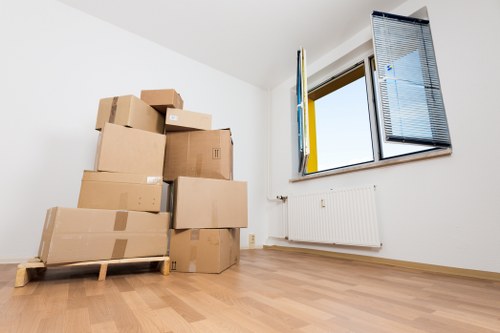 Loading furniture and boxes for a St Johns man and van job