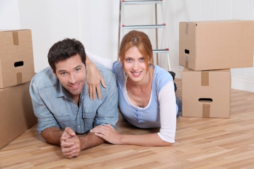 Preparation checklist items for moving day with a removal truck