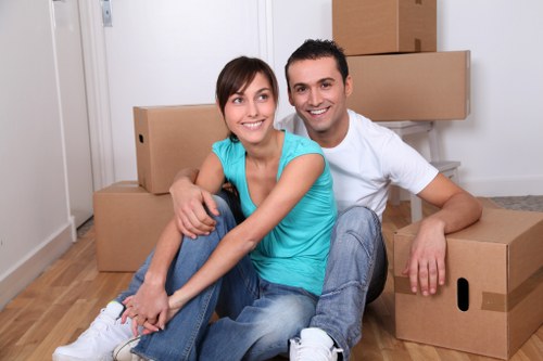 Man with van removal service in St Johns helping with local home moving