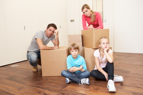 Local moving team handling boxes and home furnishings in St Johns