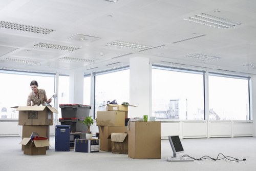 Careful loading of household items for a local St Johns removals service